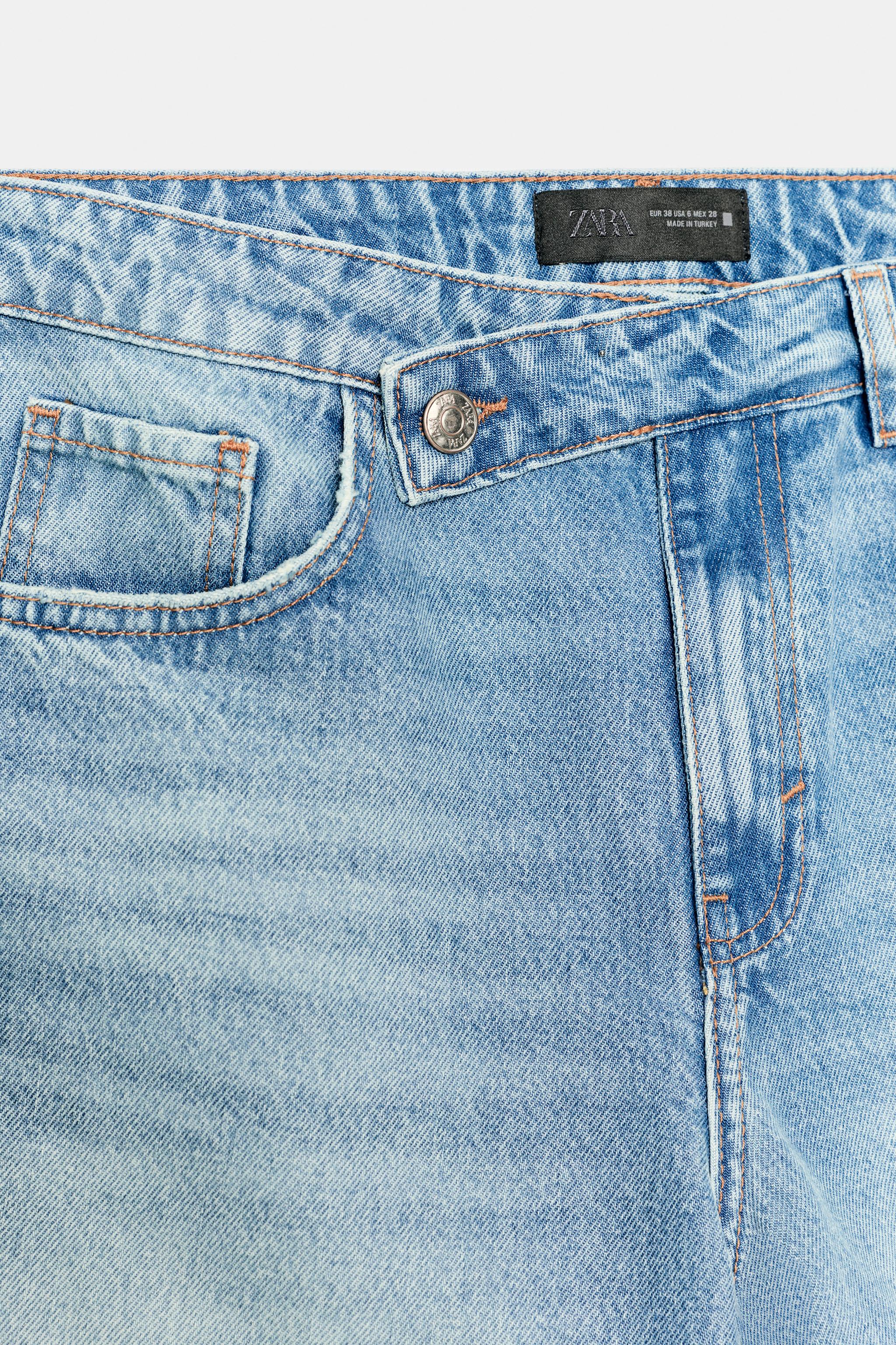 Z1975 CROSSOVER WAIST DENIM SHORTS